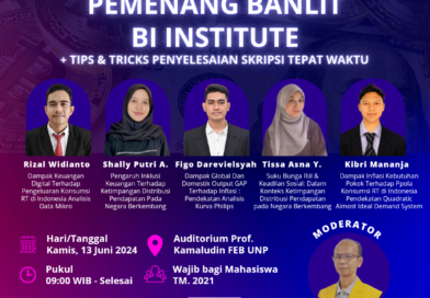 Mahasiswa FEB UNP Antusias Dengar Tips Penyelesaian Skripsi Tepat Waktu dari Penerima Beasiswa Banlit Bank Indonesia